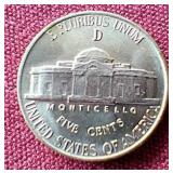 Beautiful 1943 Silver War Nickel