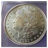 1921 Morgan Dollar - ICG MS65