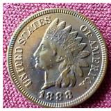 Gorgeous 1888 Full Liberty Indian Penny