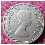 1958 South Africa Silver 2 Shillings