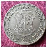 1958 South Africa Silver 2 Shillings