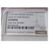 1500s Russia Ivan the Terrible Coin - NGC Authenticated
