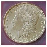 1887 Morgan Dollar - ICG MS65