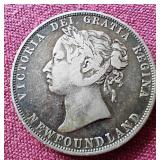 1898 Newfoundland Silver 50 Cents