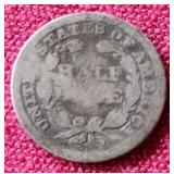 1853 Liberty Seated Half Dime - Arrows at Date