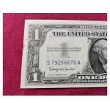 Nice 1957 Silver Certificate $1 Note