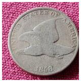 1858 Flying Eagle Penny