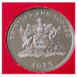 1975 Trinidad & Tobago Silver $5