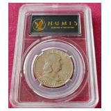 Nice Slabbed 1962 Franklin Half Dollar