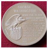 George Washington 1 oz Sterling Silver Medallion