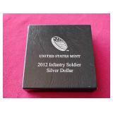 2012 Infantry Soldier Proof Silver Dollar