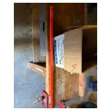 Vintage Wood Workbench w/ Columbian No. 6C Vise & Shelf Good