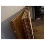 Tongue & Groove Plywood Sheathing Panels Lot of 5 Approx 4x8 Good