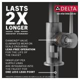 Delta Essa Arctic Faucet 1-Handle Deck-Mount