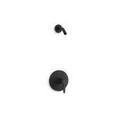 Pitch 1-Handle Shower Trim Kit in Matte Black