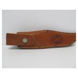 RH RUANA Montana Stag Handle Fixed Blade Hunting Knife w/Leather Sheath 9"