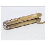 Bone Handle Butterfly Knife