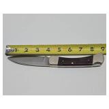 GROHMANN Pictou NS 9" Folding Knife w/Leather Case