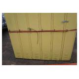 *3* Sections of Antique Metal Lockers