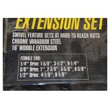 Pittsburgh 9 Piece Wobble Extension Set