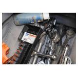 Husky Tool Bag with Ratchets and Sockets