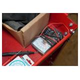 Rolling Tool Cart with Tools and Parts