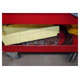 Rolling Tool Cart with Tools and Parts