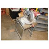 Chicago Electric 10" Miter Saw on Rolling Stand