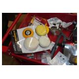 Rolling Tool Cart with Tools and Parts