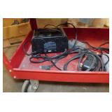 Rolling Tool Cart with Tools and Parts