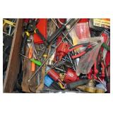 Assorted Tools - Pliers, Picks, Hole Saws
