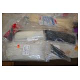 Assorted Zip Ties, Heat Shrink, and Wire Tie Tool