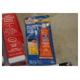 Assorted Adhesives and Chemicals