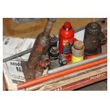 Assorted Jacks with Vintage Wagon