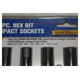 1/2" Drive Sockets - Hex Impact, Deep SAE