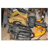 Pallet of Electric Tools - Saws, Drills, Impacts