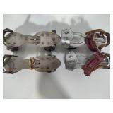 Free Former Vintage Skateboard & Two Pair Vintage Roller Skates