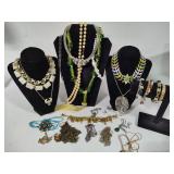 Lot of Statement Necklaces &, Bracelets