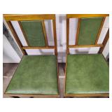 Two Folding "Leg-o-Matic" Padded Chairs