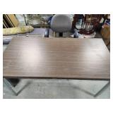 Three Shop Tables + Office Chair on Wheels