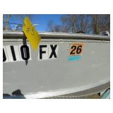 1976 Lund Boat with 75hp Evinrude and EZ Load Trailer