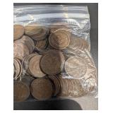 200 Mixed Date Indian Head Penny
