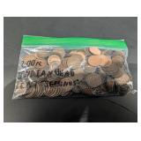 200 Mixed Date Indian Head Penny