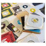 LARGE Lot of Vintage Vinyl 45 Records w/ Sleeves - Mixed Genre - Rock, Pop, Country, etc #8