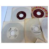 LARGE Lot of Vintage Vinyl 45 Records w/ Sleeves - Mixed Genre - Rock, Pop, Country, etc #8