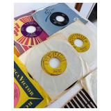 LARGE Lot of Vintage Vinyl 45 Records w/ Sleeves - Mixed Genre - Rock, Pop, Country, etc #8