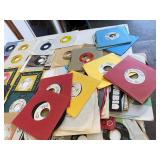 LARGE Lot of Vintage Vinyl 45 Records w/ Sleeves - Mixed Genre - Rock, Pop, Country, etc #8