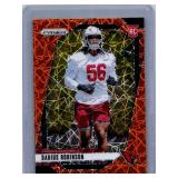 Prizm Orange Lazer Parallels - Ten Card Lot