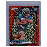 Prizm Orange Lazer Parallels - Ten Card Lot