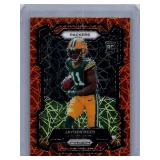 Prizm Orange Lazer Parallels - Ten Card Lot
